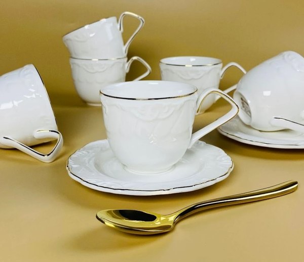 Набор для чая/кофе Lenardi Крокус Золото 109-235