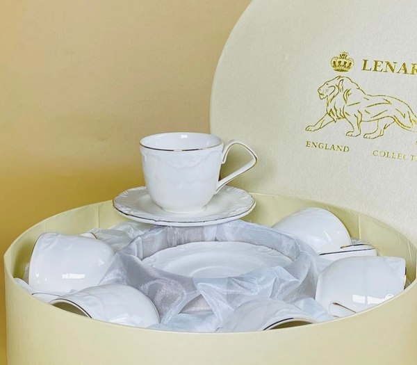 Набор для чая/кофе Lenardi Крокус Золото 109-235