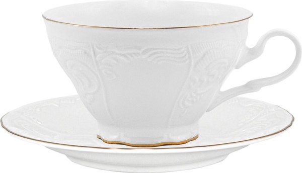 Чашка с блюдцем Lenardi Maria Gold 226-053 - фото
