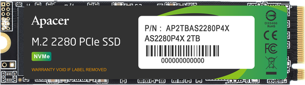 SSD диск Apacer AS2280P4X 512GB Bulk - фото