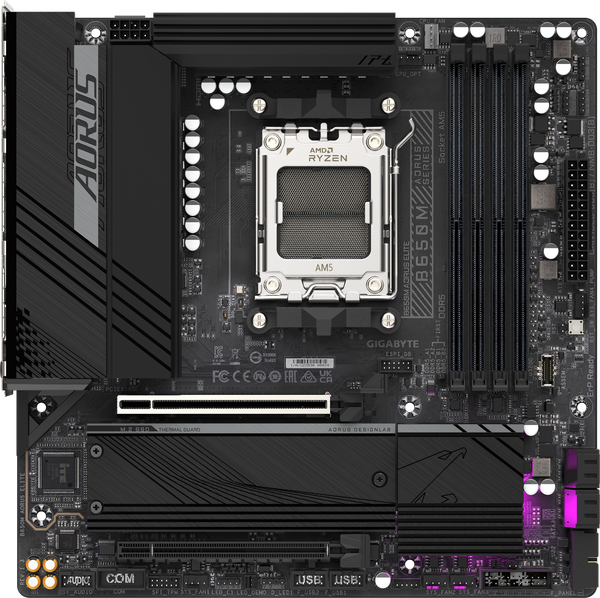 Материнская плата Gigabyte B650M Aorus Elite rev. 1.3 - фото