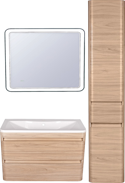 Тумба с умывальником Symbolite Атлантика 100 Люкс Plus + Атлантика 100 - фото