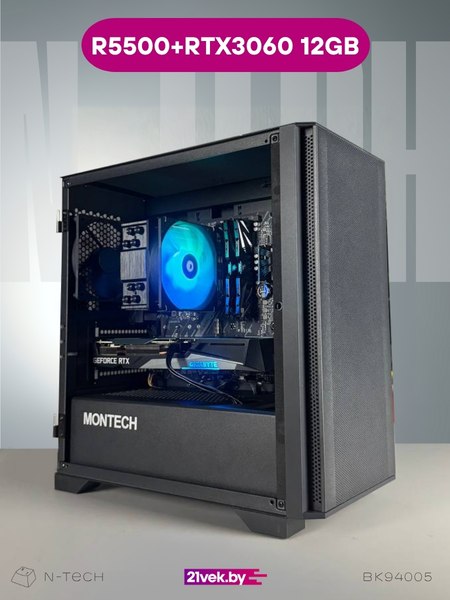 Игровой системный блок N-Tech Intro BK94005 - фото