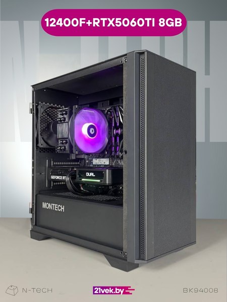 Игровой системный блок N-Tech Intro BK94008 - фото