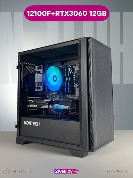 Игровой системный блок N-Tech Intro BK94011 - фото