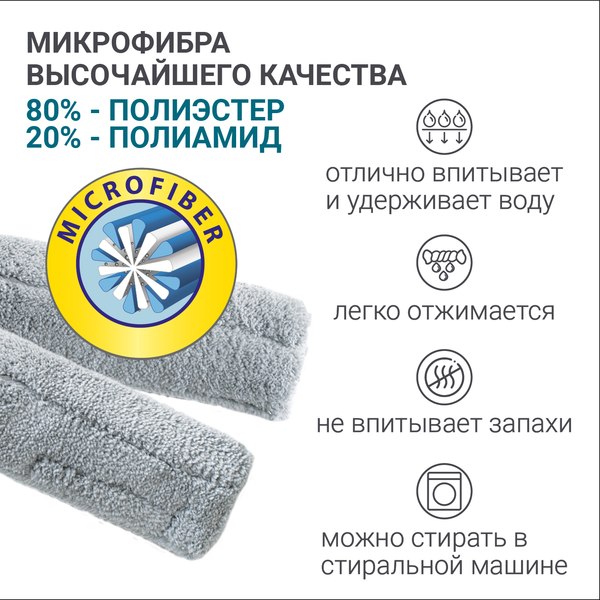 Моп для швабры Hausmann HM-70R