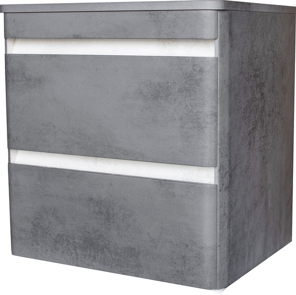 Тумба с умывальником Symbolite Атлантика 80 Люкс Plus 2 ящика со столешницей + Атлантика 80 - фото