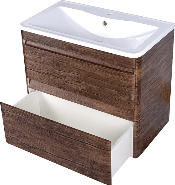 Тумба с умывальником Symbolite Атлантика 80 Люкс Plus + Атлантика 80