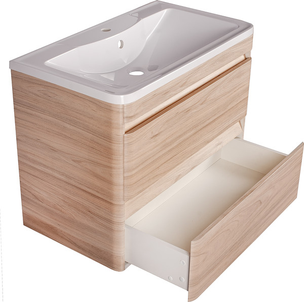 Тумба с умывальником Symbolite Атлантика 80 Люкс Plus + Атлантика 80