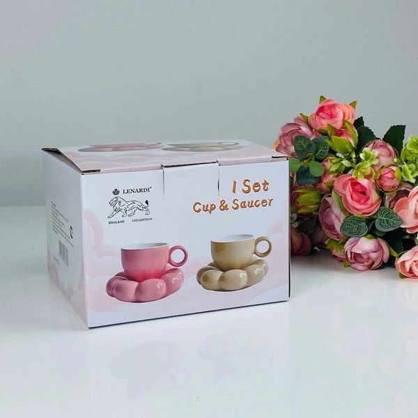 Чашка с блюдцем Lenardi 164-023
