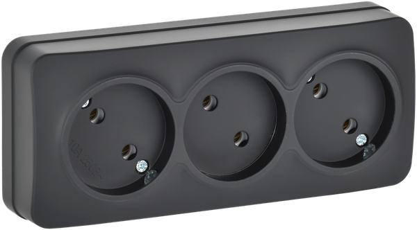 Розетка IEK Glory ERH30-K02M-10 - фото