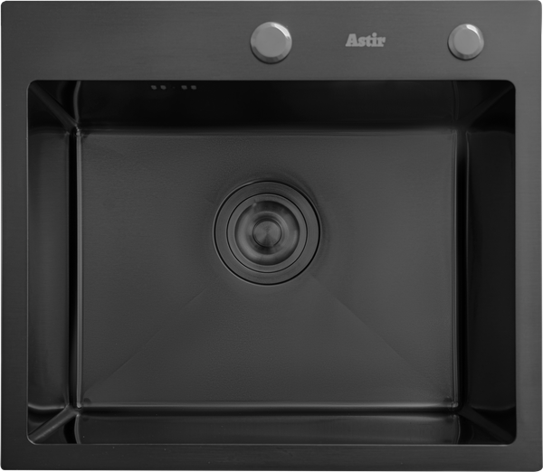 Мойка кухонная Astir PVD Black 50x44B - фото