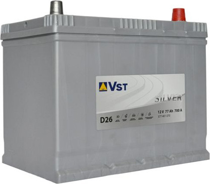Автомобильный аккумулятор VST Silver 700A L+ 6СТ-77 - фото