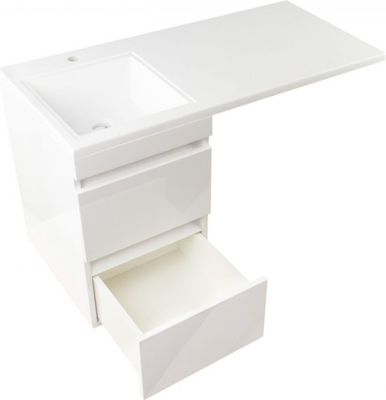 Тумба с умывальником Symbolite Даллас 100 Люкс Plus + Estetus Даллас 100x48