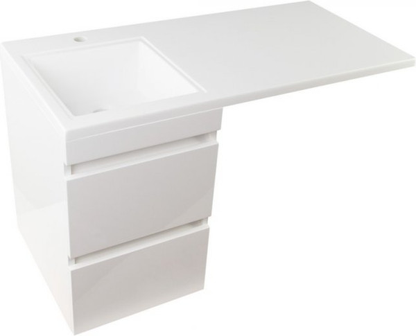 Тумба с умывальником Symbolite Даллас 100 Люкс Plus + Даллас 100x48