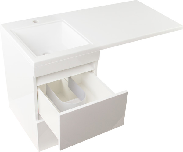 Тумба с умывальником Symbolite Даллас 100 Люкс Plus + Estetus Даллас 100x48