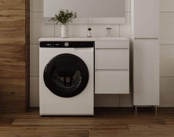 Тумба с умывальником Symbolite Даллас 100 Люкс Plus + Estetus Даллас 100x48 - фото