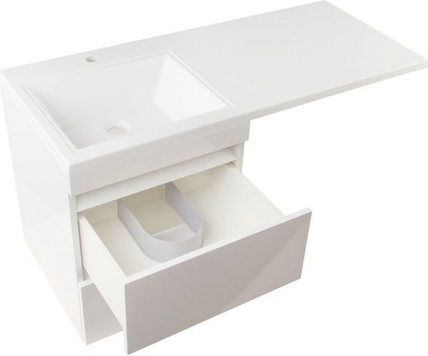 Тумба с умывальником Symbolite Даллас 110 Люкс Plus + Estetus Даллас 110x48