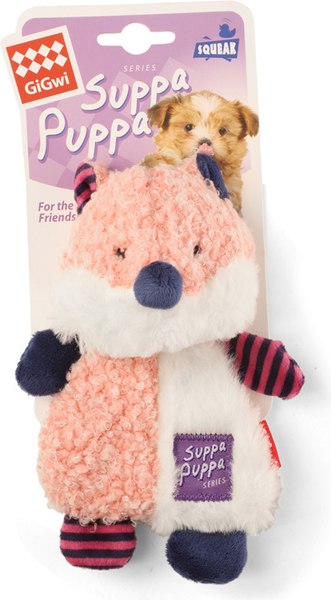 Игрушка для собак Gigwi Suppa Puppa Лиса с пищалкой / 85006