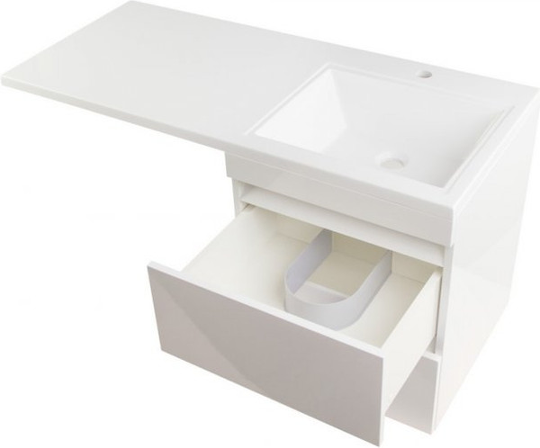 Тумба с умывальником Symbolite Даллас 110 Люкс Plus + Даллас 110x48