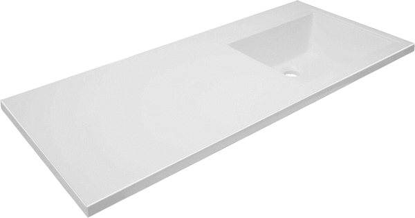 Тумба с умывальником Symbolite Даллас 110 Люкс Plus + Estetus Даллас 110x48 - фото