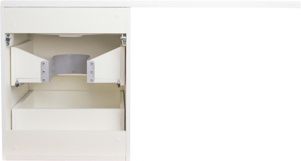 Тумба с умывальником Symbolite Даллас 110 Люкс Plus + Estetus Даллас 110x48