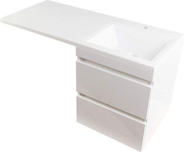 Тумба с умывальником Symbolite Даллас 110 Люкс Plus + Estetus Даллас 110x48