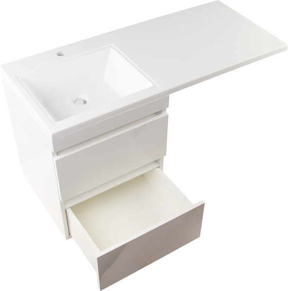 Тумба с умывальником Symbolite Даллас 110 Люкс Plus + Даллас 110x48