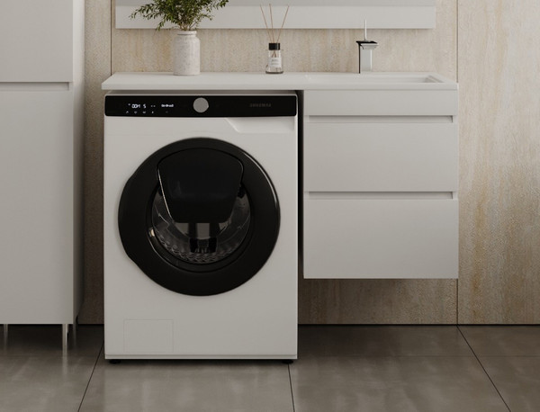 Тумба с умывальником Symbolite Даллас 110 Люкс Plus + Даллас 110x48 - фото