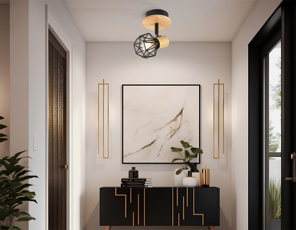 Спот Ambrella TR8751 BK/WD