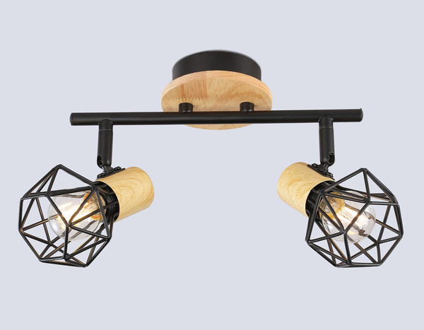 Спот Ambrella TR8752/2 BK/WD