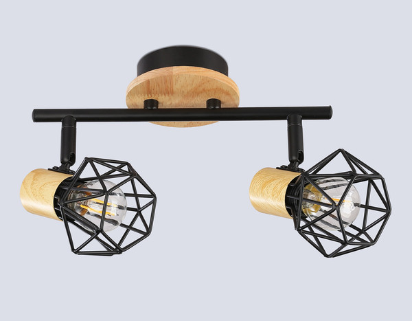 Спот Ambrella TR8752/2 BK/WD