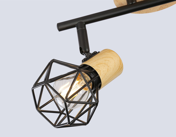 Спот Ambrella TR8752/2 BK/WD