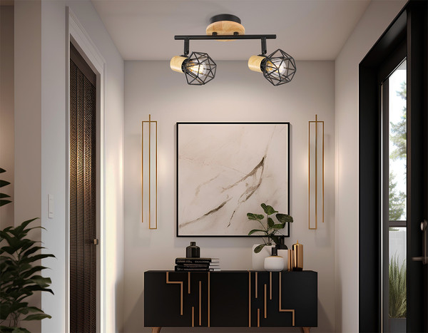 Спот Ambrella TR8752/2 BK/WD