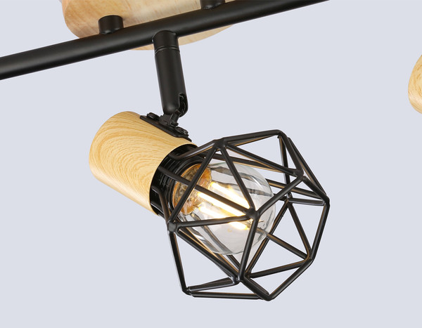 Спот Ambrella TR8753/3 BK/WD