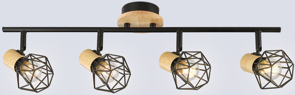 Спот Ambrella TR8754/4 BK/WD - фото