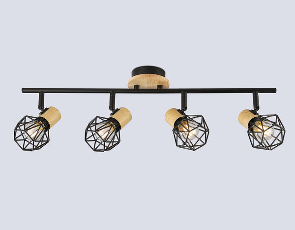 Спот Ambrella TR8754/4 BK/WD