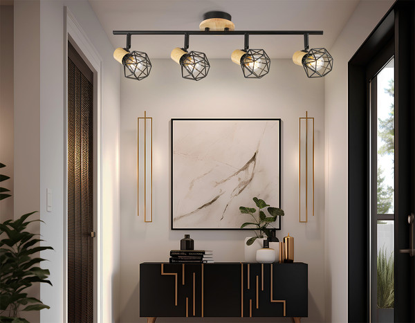 Спот Ambrella TR8754/4 BK/WD