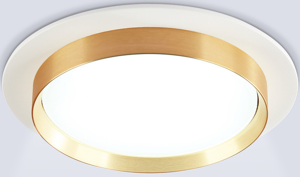 Точечный светильник Ambrella TU5012 WH/GD - фото