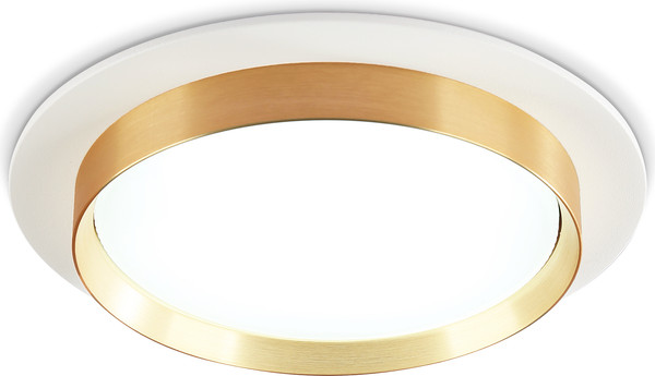 Точечный светильник Ambrella TU5012 WH/GD