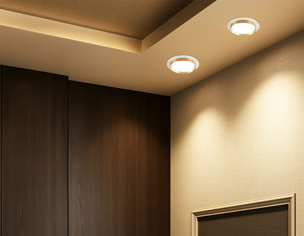 Точечный светильник Ambrella TU5012 WH/GD