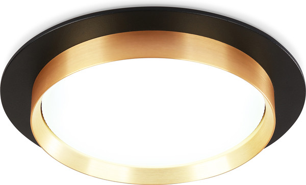 Точечный светильник Ambrella TU5020 BK/GD