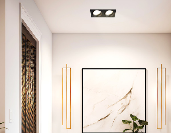 Точечный светильник Ambrella TN6661/2 BK