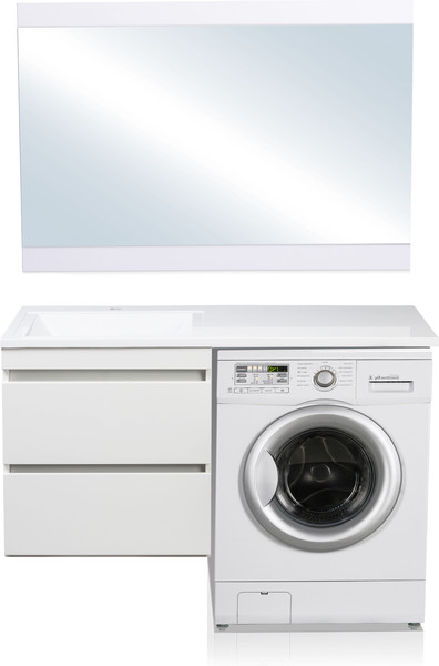 Тумба с умывальником Symbolite Даллас 120 Люкс Plus + Estetus Даллас 120x48