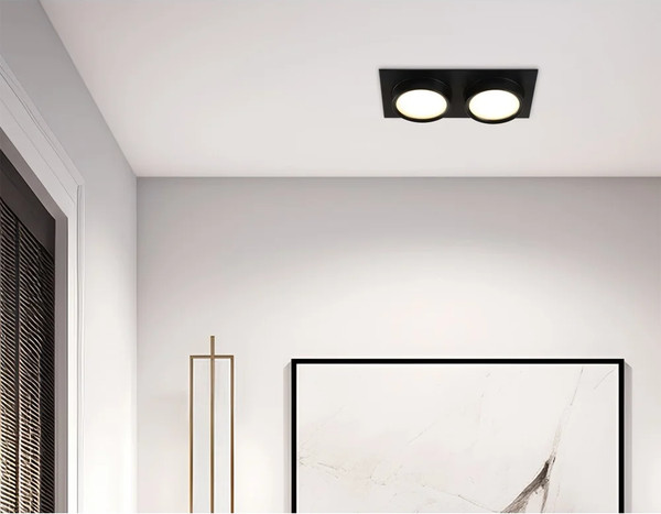 Точечный светильник Ambrella TN6743/2 BK