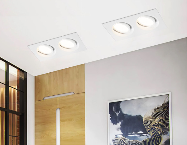 Точечный светильник Ambrella TN102745/2 WH