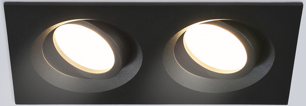 Точечный светильник Ambrella TN102746/2 BK - фото