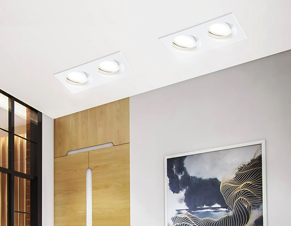 Точечный светильник Ambrella TN102759/2 WH