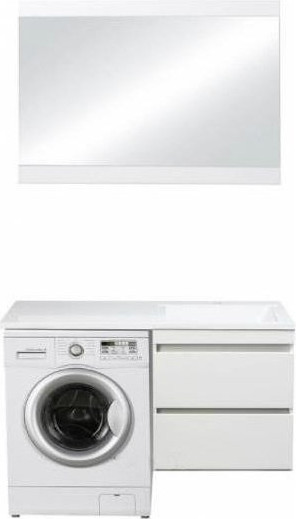 Тумба с умывальником Symbolite Даллас 120 Люкс Plus + Даллас 120x48