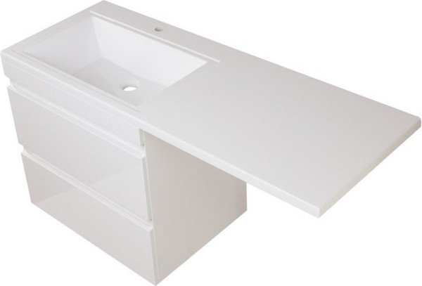 Тумба с умывальником Symbolite Даллас 130 Люкс Plus + Даллас 130x48.2